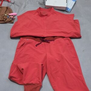 Figs Red Women's Top